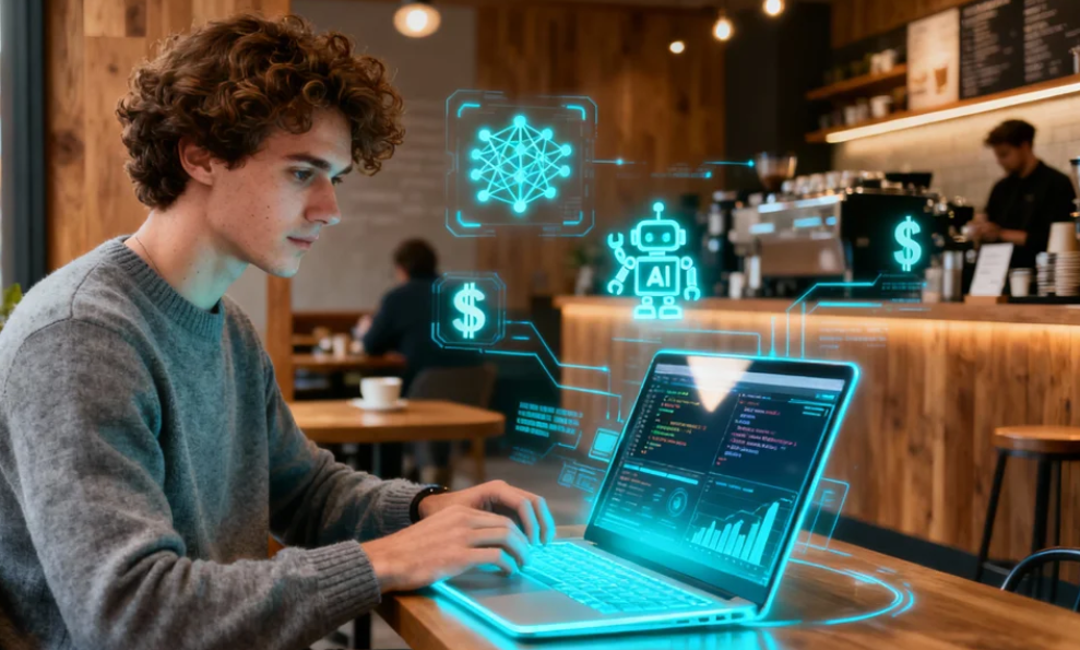 用AI在星巴克写代码：一个百万美元在线生意的诞生